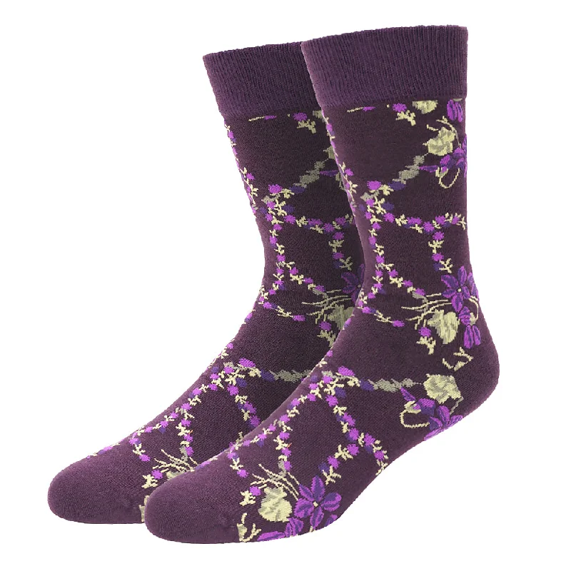 Neverland Grape Men's Socks