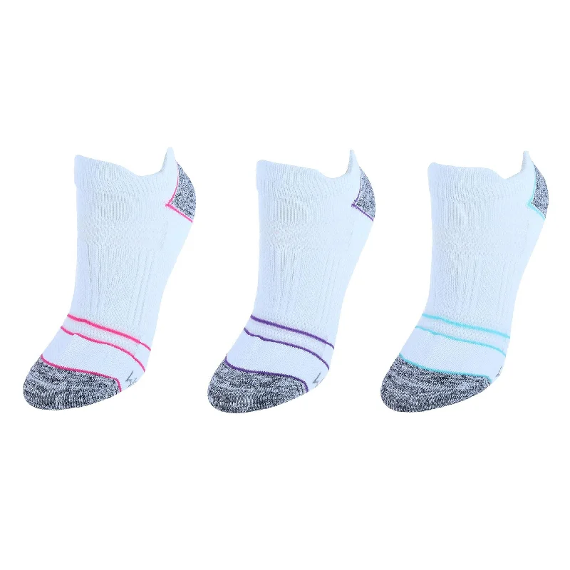 Fruit of the Loom Women's Premium Seamless No Show Tab Socks (3 Pack)