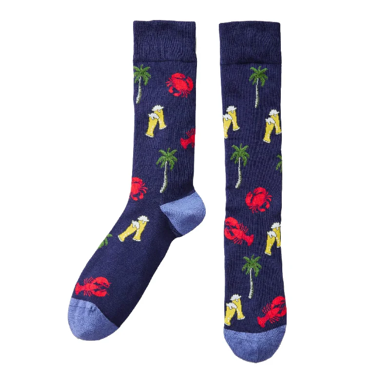 Tommy Bahama Men's Shell Of A Good Time Socks - Coastline