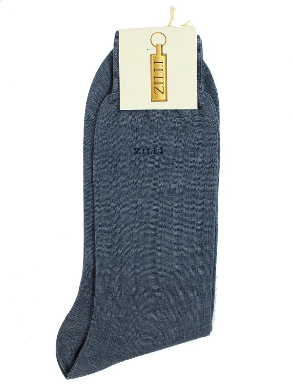 Zilli Socks Gray-Blue US 12 / EUR 46 - Mid Calf SALE