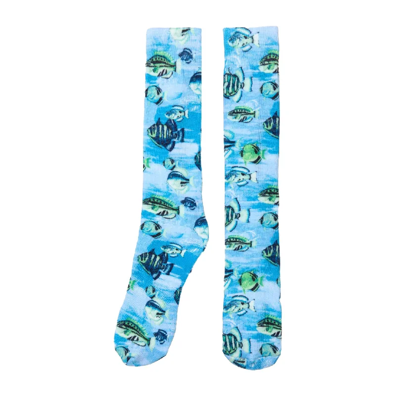 Tommy Bahama Men's Somethings Fishy Socks - Campanula