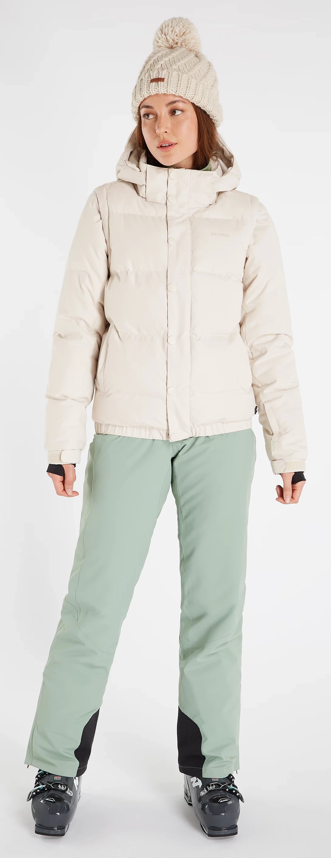 Protest PRT Aspen Womens Jacket Kit Off White