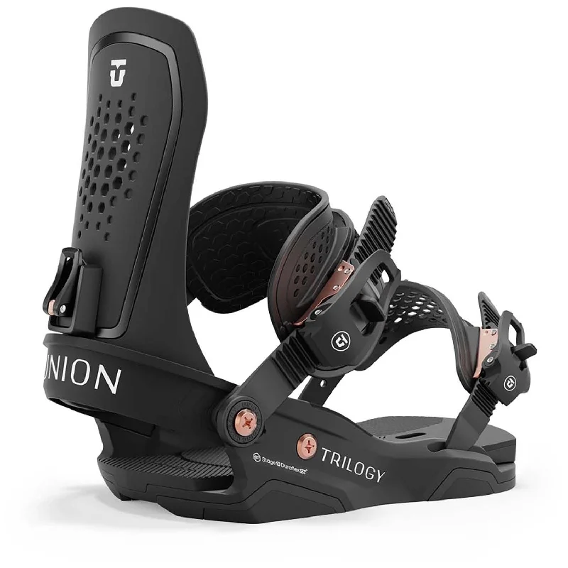 Union Trilogy Snowboard Bindings Womens 2025 Black