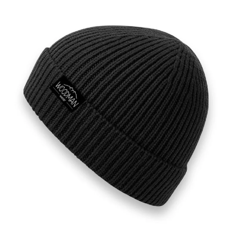 Beanie Ribbed Black