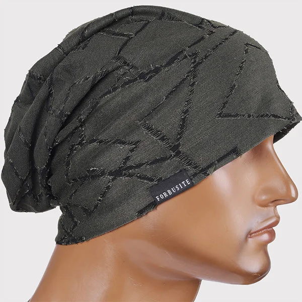 Distressed & Lightweight Beanie Hat for Summer B402