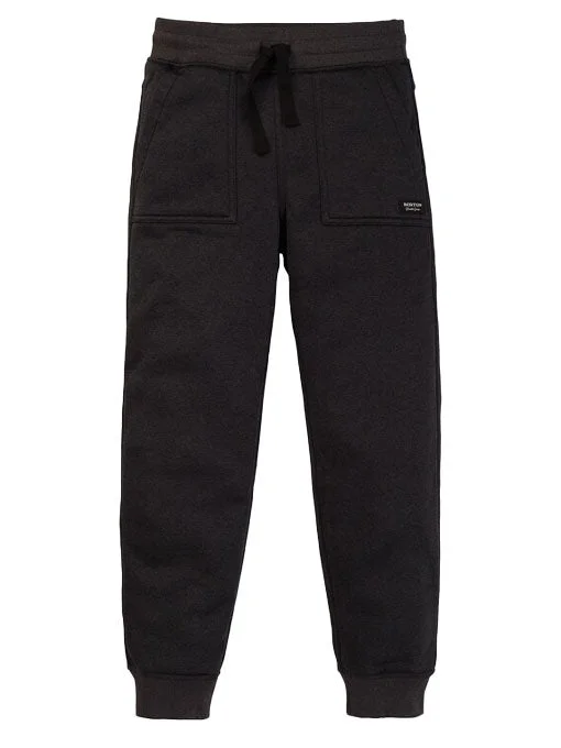 Burton Kids' Oak Fleece Pant True Black Heather 2025