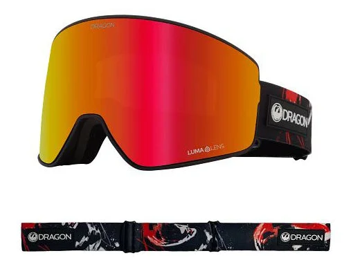 Dragon PXV2 Snow Goggles Low Bridge Koi / Lumalens Red Ion + Lumalens Light Rose