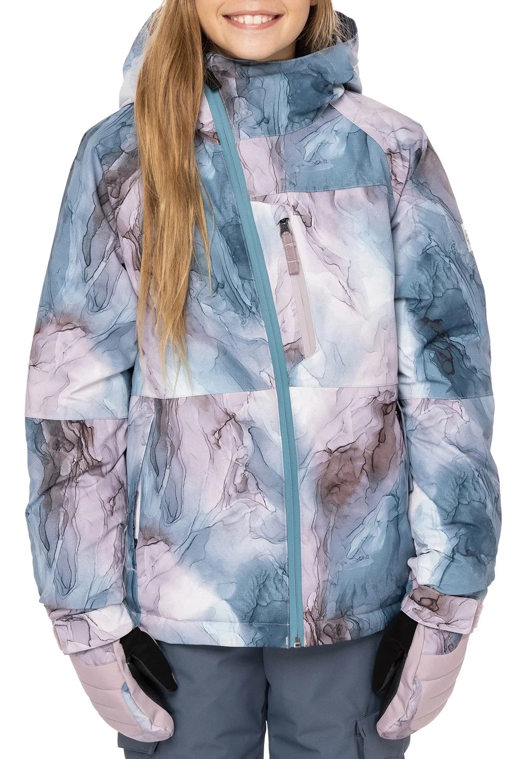 686 Hydra Insulated Jacket Girls Dusty Orchid Marble