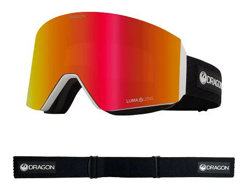 Dragon RVX MAG OTG Snow Goggles Low Bridge Icon Red / Lumalens Red Ion + Lumalens Rose