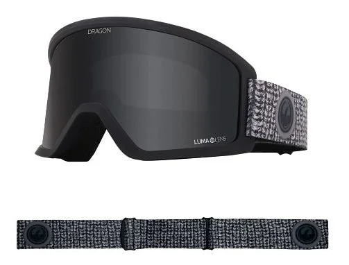 Dragon DX3 OTG Snow Goggles Low Bridge Sweater Weather / Lumalens Dark Smoke