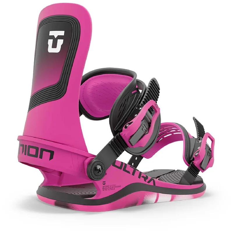 Union Ultra Snowboard Bindings Womens 2025 Hot Pink