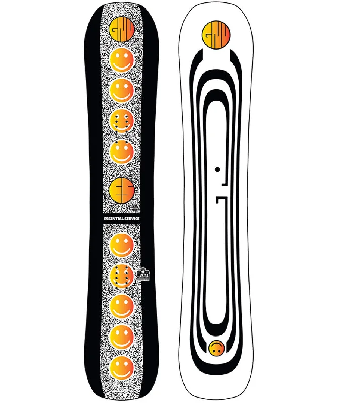 Gnu Men's Essential Service Wide Snowboard 2023