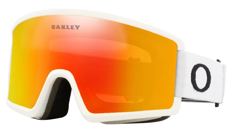 Oakley Target Line L Goggles Matte White / Fire Iridium