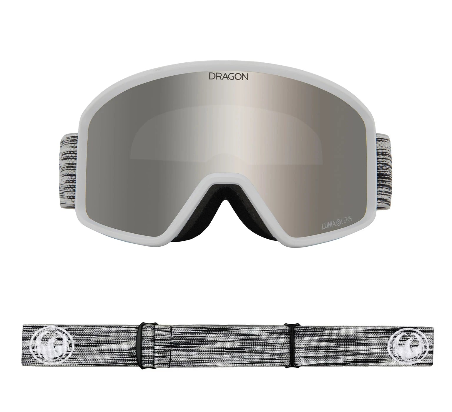 Dragon DXT OTG Snow Goggles Static / Lumalens Silver Ion