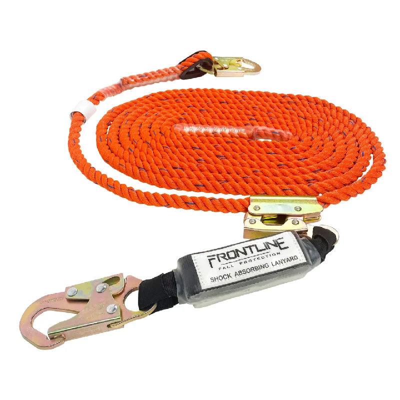 Frontline VLPR3L Premium Vertical Lifeline with Openable Rope Grab and Shock Pack