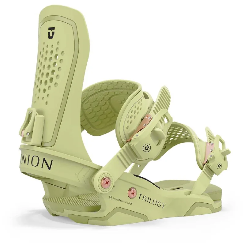 Union Trilogy Snowboard Bindings Womens 2025 Green