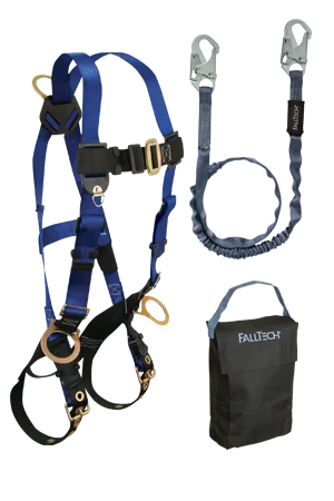 FallTech Back and Side D-rings , Tongue Buckles and 6' Internal SAL and Gear Bag