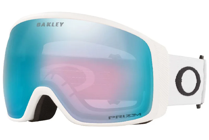 Oakley Flight Tracker L Goggles Matte White / Prizm Sapphire Iridium