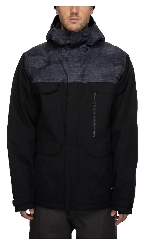 686 Infinity Insulated Mens Snow Jacket Black Camo