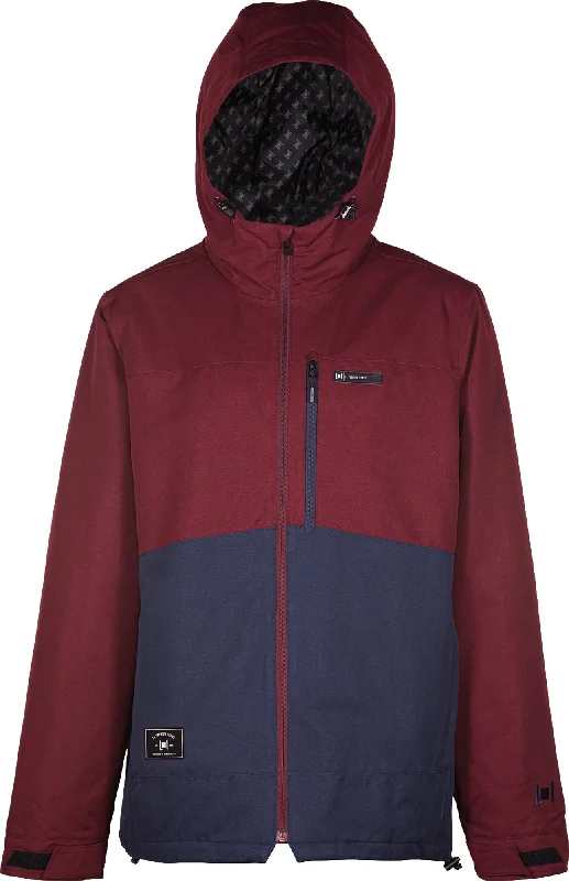 L1 Hasting Mens Jacket Wine / Ink