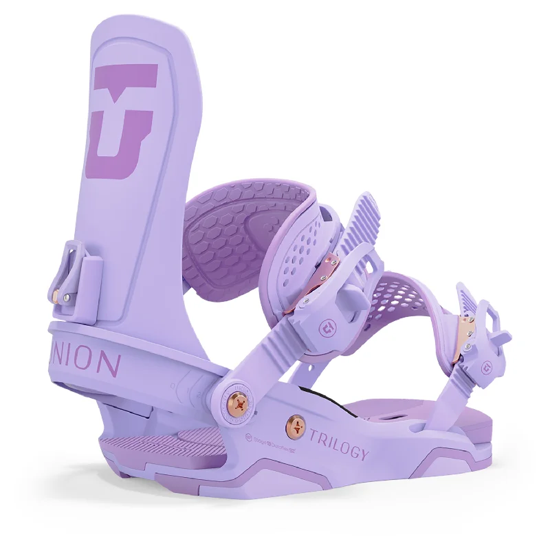 Union Trilogy (Team HB) Snowboard Bindings Womens 2025 Lavender