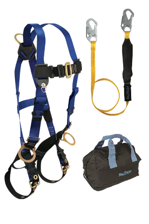 Back and Side D-rings, Tongue Buckles, 6' SoftPack Lanyard and Gear Bag