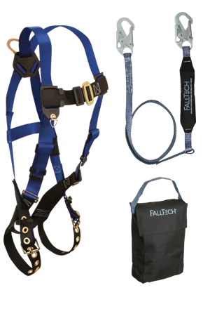 Back D-ring , Tongue Buckles and 6' ViewPack Lanyard and Gear Bag