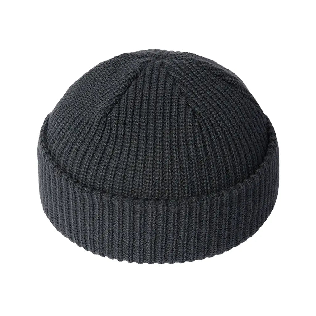 CHARCOAL FISHERMAN BEANIE