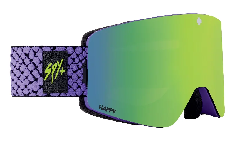 Spy Marauder Goggles Viper Purple / Happy Bronze with Green Spectra Mirror + Spare Lens