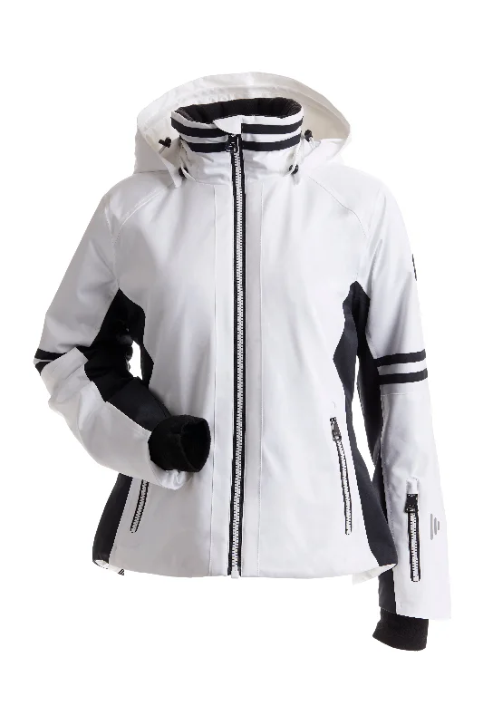 Nils Meribel Jacket Womens 2025 White / Black