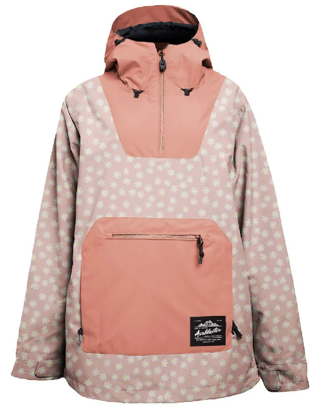 Airblaster Freedom Pull Over Jacket Womens Blush Daisy