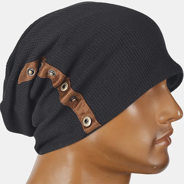 Men Oversize Cotton Beanie Slouchy Hat B020