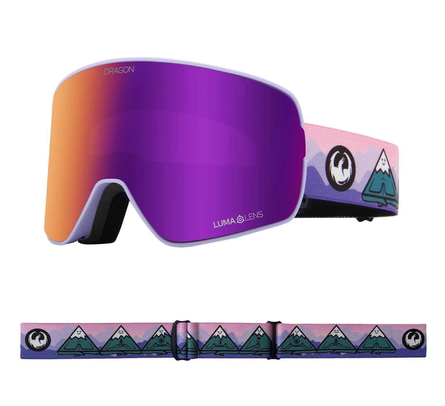 Dragon NFX2 Snow Goggles 2022 Kimmy Fasani / Lumalens Purple Ion + Spare Lens