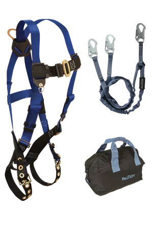 Back D-ring, Tongue Buckles, 6' Internal Y-Leg and Gear Bag