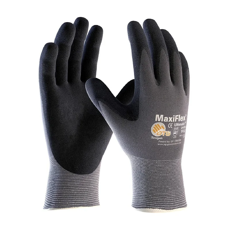 MaxiFlex® Ultimate 34-874 Seamless Knit Nylon Gloves 12Pairs/1DZ