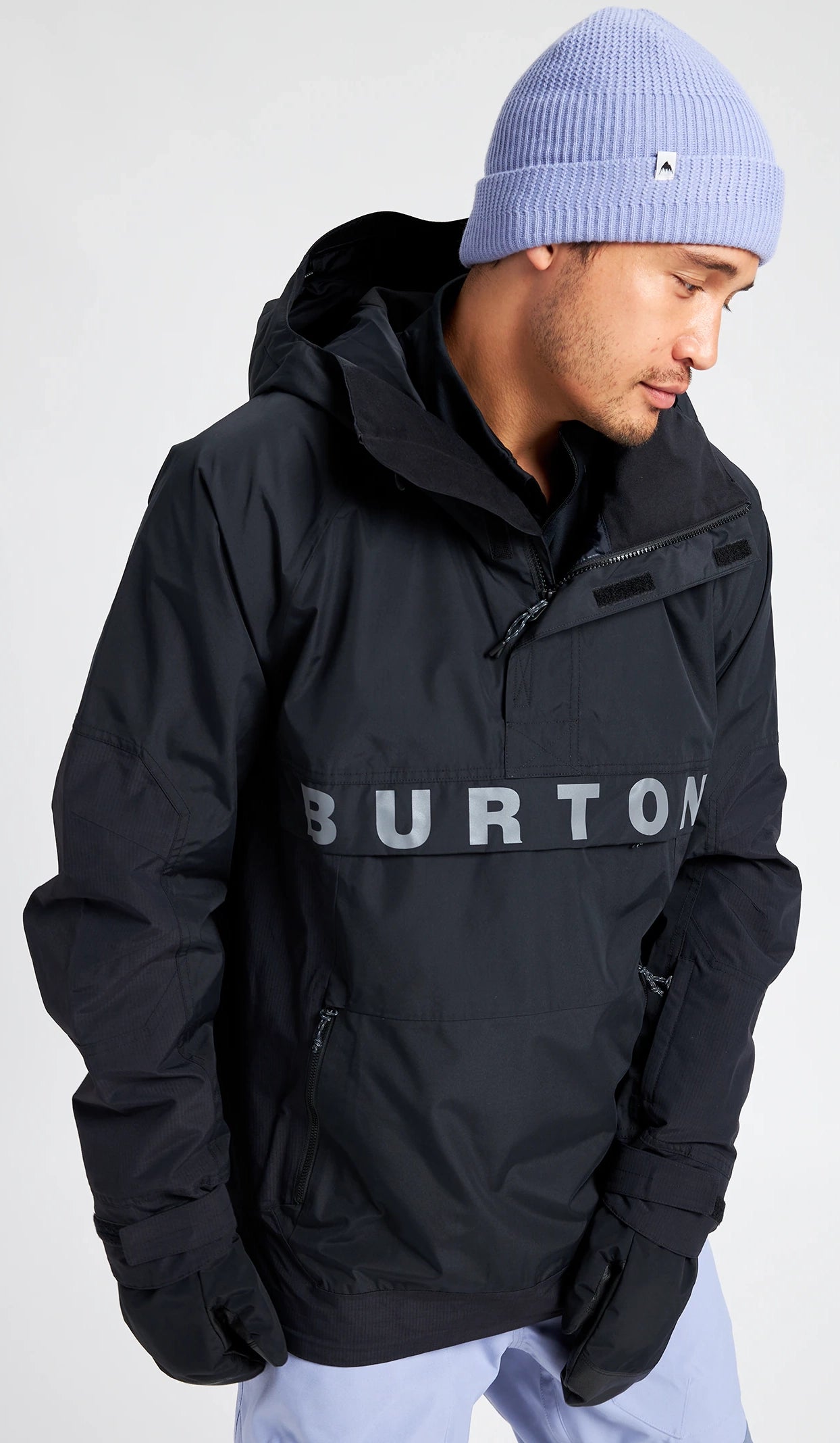 Burton Frostner Anorak Jacket Mens Black