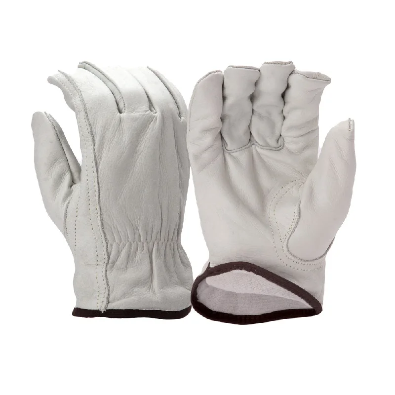 Pyramex Value Cowhide Leather Keystone Driver Gloves GL2006K (12 Pair)