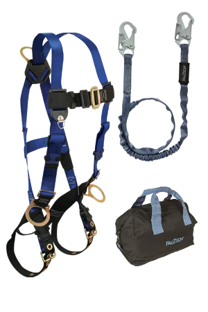 Back and Side D-rings, Tongue Buckles, 6' Internal Lanyard and Gear Bag