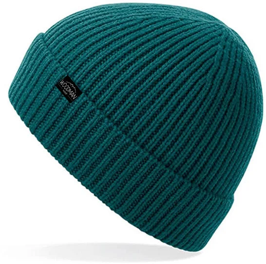 Beanie Ribbed petrol green