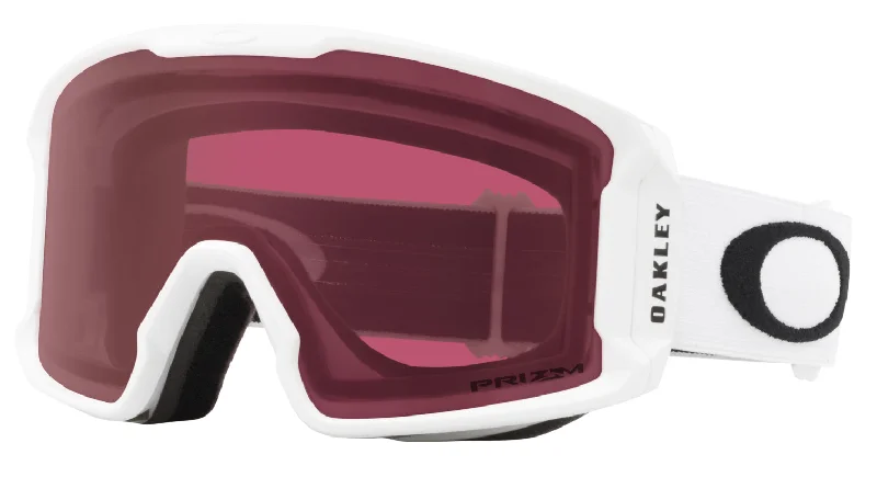 Oakley Line Miner L Goggles Matte White / Prizm Dark Grey