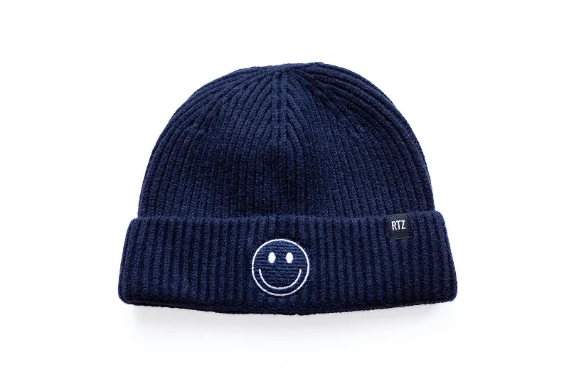 Midnight Smiley Beanie