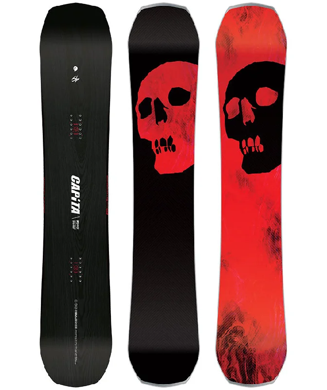 Capita Men's Black Snowboard of Death Wide Snowboard 2023