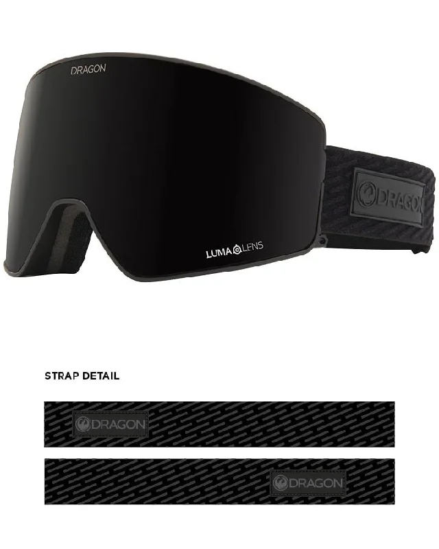 Dragon PXV2 Snow Goggles Midnight / Lumalens Midnight Ion + Spare Lens