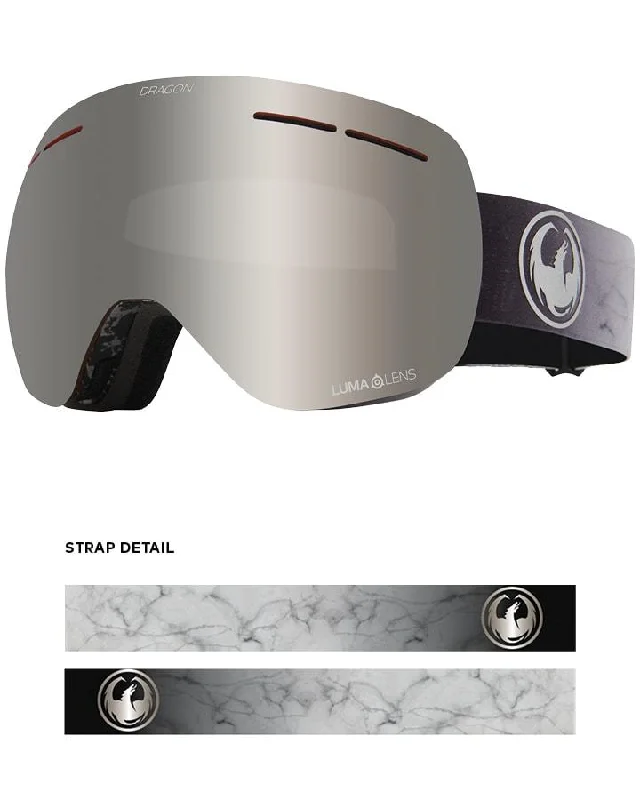 Dragon X1S Snow Goggles Quartz / Lumalens Silver Ion + Spare Lens