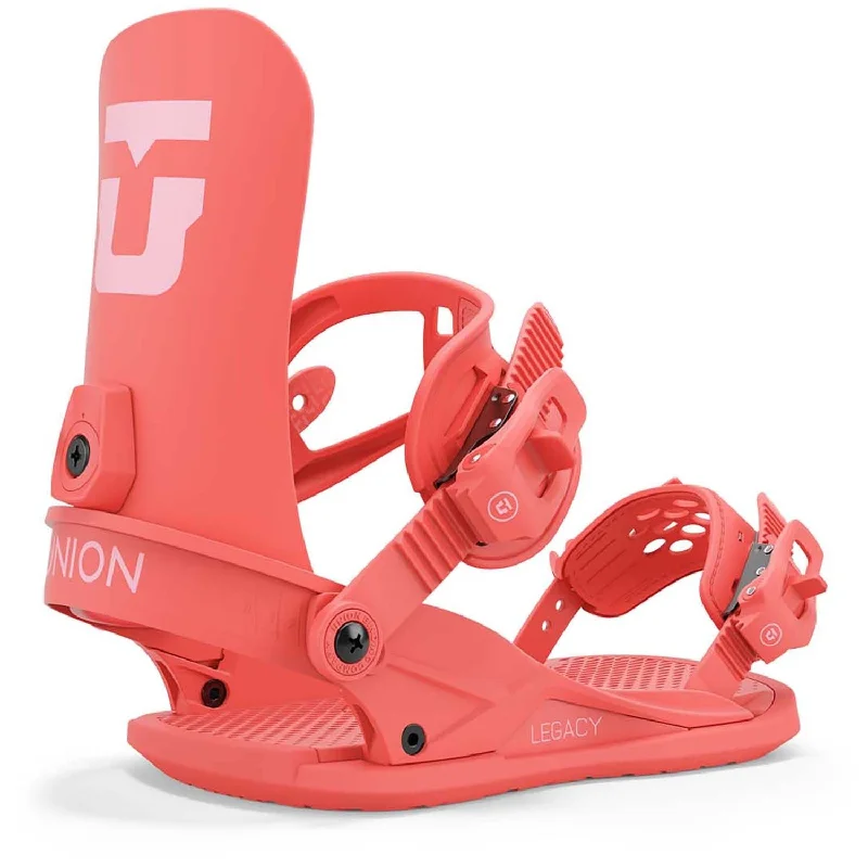 Union Legacy Snowboard Bindings Womens 2025 Coral