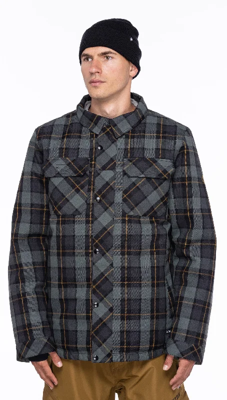 686 Woodland Insulated Jacket Mens Goblin Green Plaid