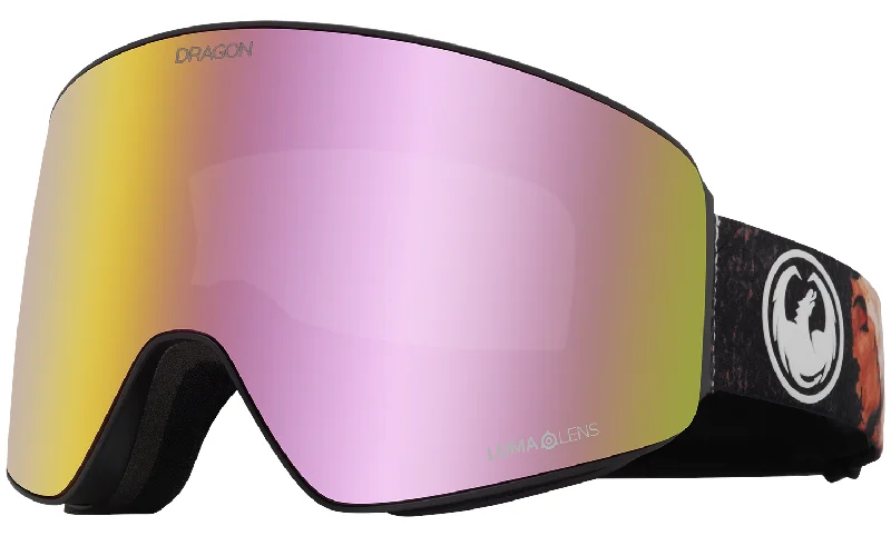 Dragon PXV Snow Goggles Dennis Ranalter Sig 23 / Lumalens Pink Ion + Lumalens Dark Smoke