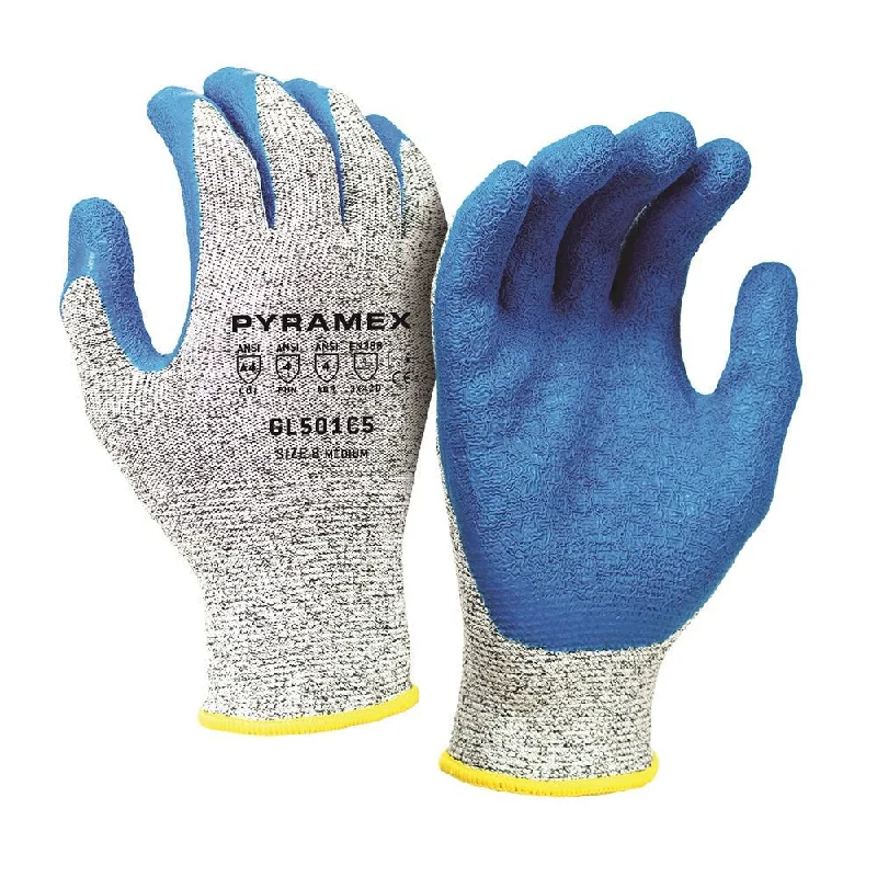 Pyramex Latex Coated Cut Resistant Gloves GL501C5 (12 Pair)