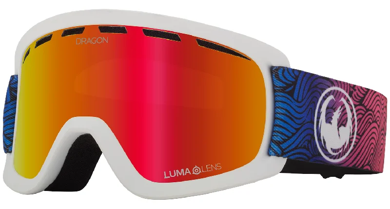 Dragon Lil D Snow Goggles Curly / Lumalens Red Ion