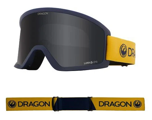 Dragon DX3 OTG Snow Goggles Low Bridge Block Shadow / Lumalens Dark Smoke